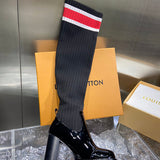 Louis Vuitton Grey Ankle Strap Heels - Lifestyle Styling Shot