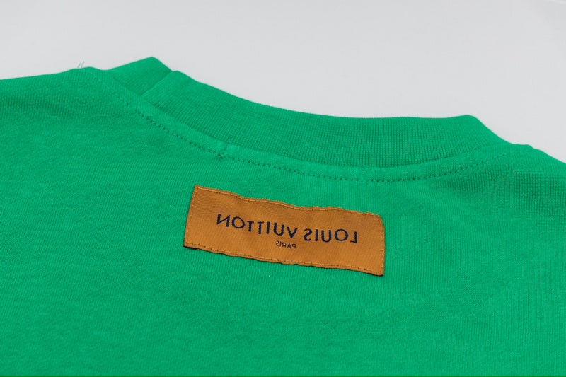 Side profile of Louis Vuitton luxury clothing with streetwear-inspired cut