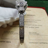 Close-up detail view of Cartier unisex jewelry piece