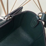 Front view of classic signature women's handbag – women's luxury handbag