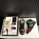 Gucci soft grey luxury sneakers view 6 padded collar comfort