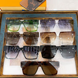 Lifestyle view of Louis Vuitton unisex sunglasses