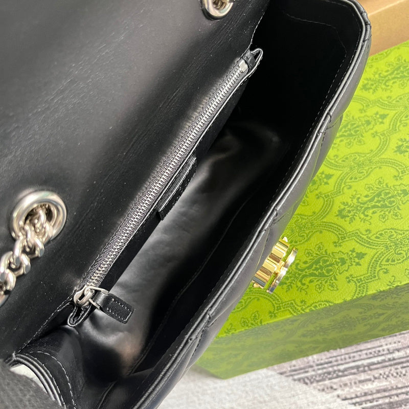 Back view of statement refined women's handbag – women's statement bag