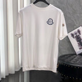 Front view of Moncler luxury clothing with relaxed-fit cut