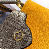 Top view of signature classic women's handbag – women's statement bag
