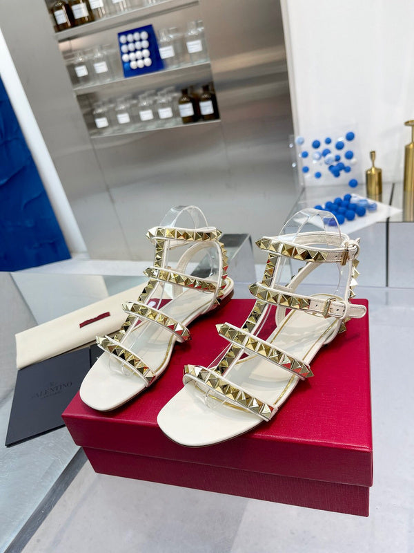 Close-up of Valentino Garavani shoes craftsmanship