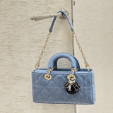 Back view of refined elevated women's handbag – women's designer-style accessory