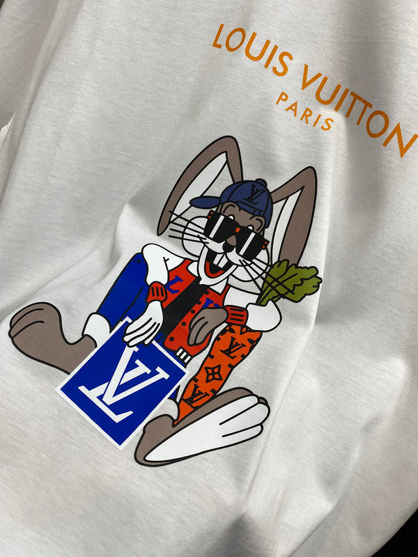 Back view of Louis Vuitton cotton t-shirt with tailored silhouette