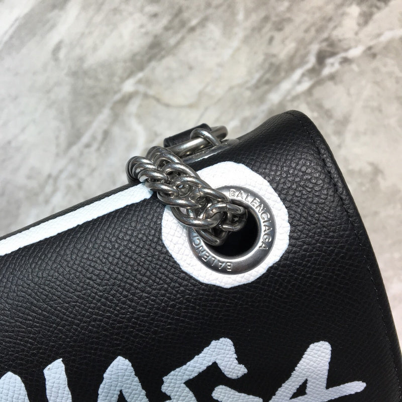 Statement Premium PU Leather Handbag - Sleek Minimalist Lines | Women's Statement Accessory #828 - styled full view (image 7) of designer-inspired handbag