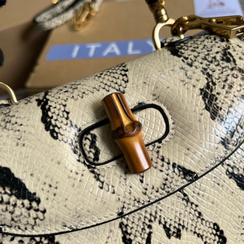 Back view of sleek statement women's handbag – women's premium purse