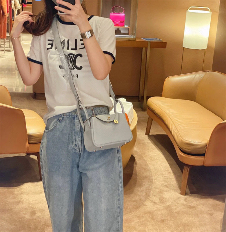  Sophisticated satchel carried on shoulder