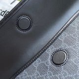 Handle and strap detail of elevated structured women's handbag – women's premium purse