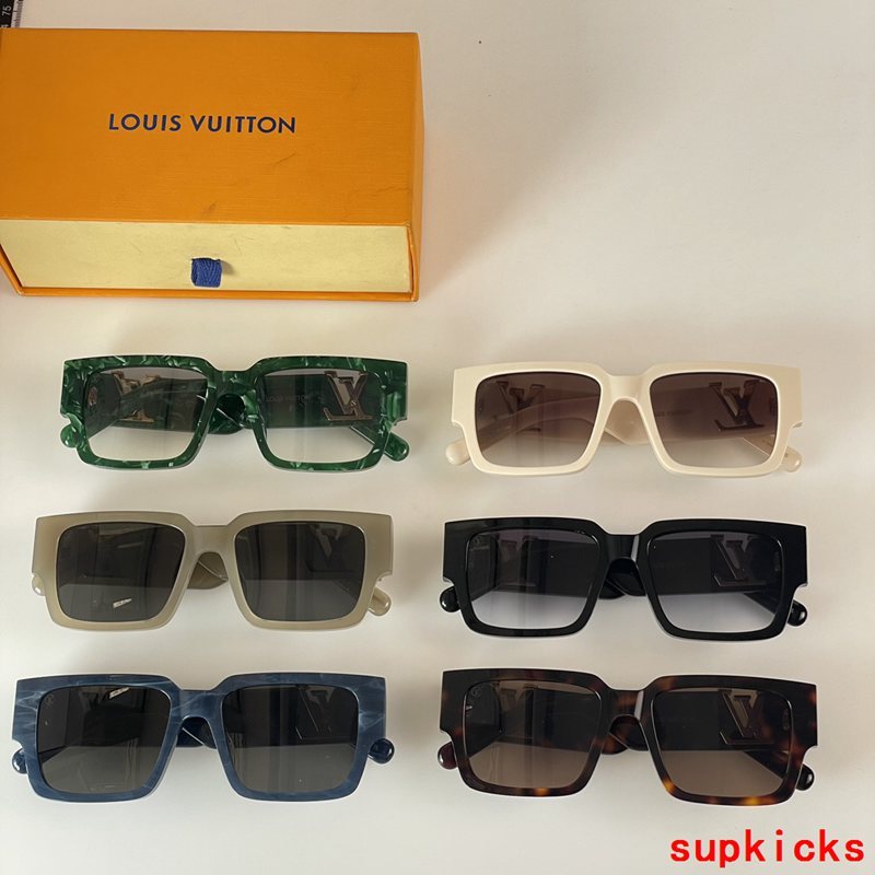 Lifestyle view of Louis Vuitton unisex sunglasses