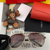 Angled view of Cartier unisex sunglasses