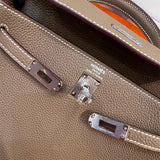 carryall bag close-up of hardware and finish