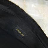 Sophisticated Vegan Leather Handbag - Everyday Elegance | Women's Everyday Carry Handbag #1033 - texture close-up (image 9) of designer-inspired handbag