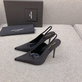 Saint Laurent luxury shoes detail shot