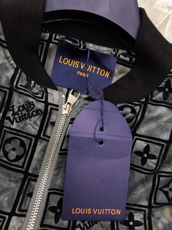 Full styled look of Louis Vuitton luxury clothing with tailored silhouette
