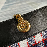 Close-up detail of modern everyday-luxe women's handbag – women's statement bag