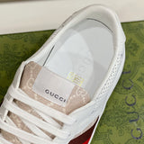 Gucci classic monochrome luxury sneakers view 4 heritage-inspired look