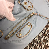 Interior view of statement chic women's handbag – women's statement bag