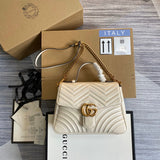 Front view of premium sleek women's handbag – women's designer-style accessory