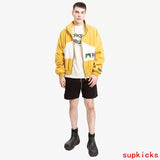 Side profile of Rhude luxury clothing with everyday silhouette