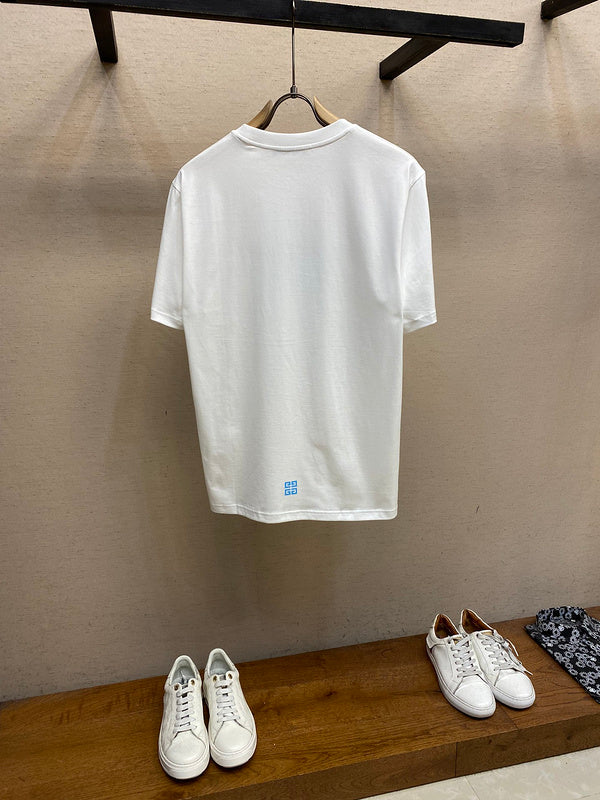 Side profile of Givenchy luxury clothing with everyday silhouette
