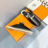 Hermes sandals Style 200 - styled lifestyle view