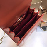 Chic Vegan Leather Handbag - Modern Structured Build | Women's Statement Accessory #1758 - side angle view (image 2) of designer-inspired handbag