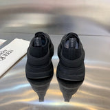 Alexander McQueen Grey Combat Boots - Angled View