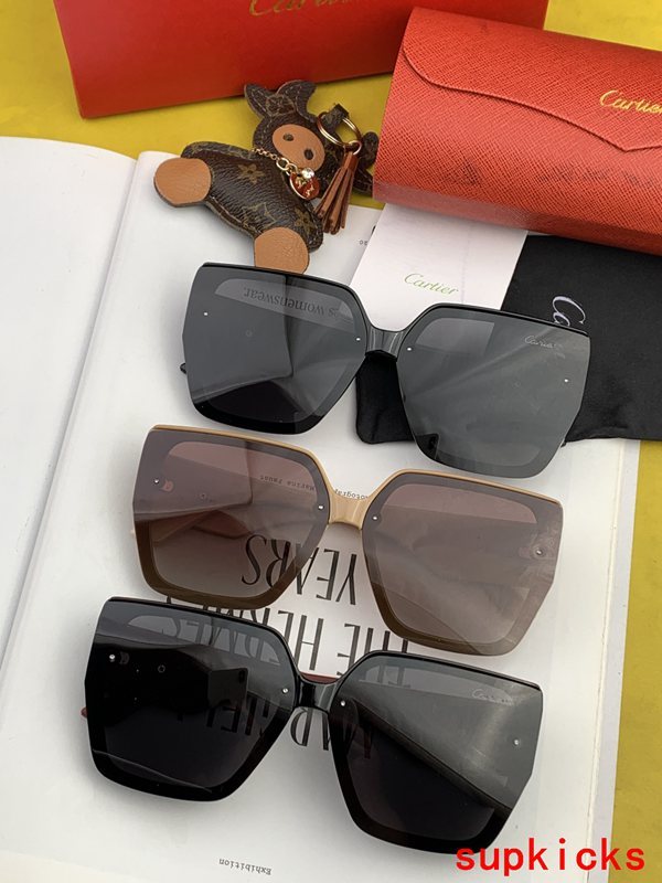 Lifestyle view of Cartier unisex sunglasses
