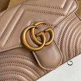 Back view of refined sleek women's handbag – women's everyday handbag