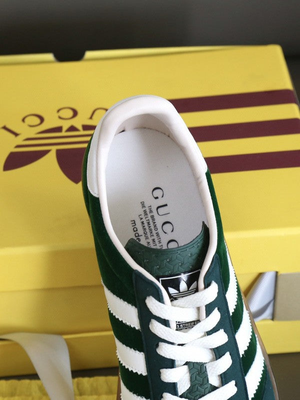 Gucci muted earth tones luxury sneakers view 4 heritage-inspired look