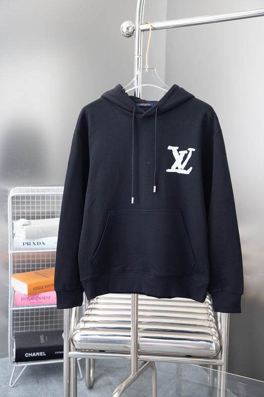 Back view of Louis Vuitton luxury clothing with relaxed-fit cut