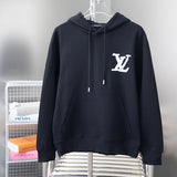 Back view of Louis Vuitton luxury clothing with relaxed-fit cut