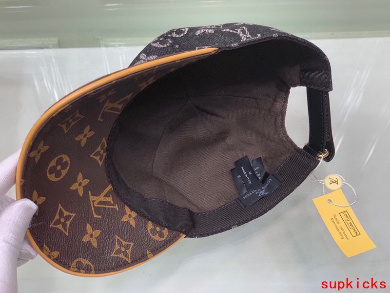 Side view of Louis Vuitton unisex cap