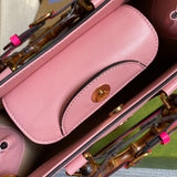 Front view of structured chic women's handbag – women's premium purse