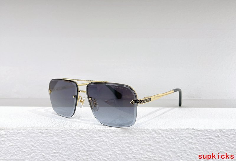 Side view of Louis Vuitton unisex sunglasses