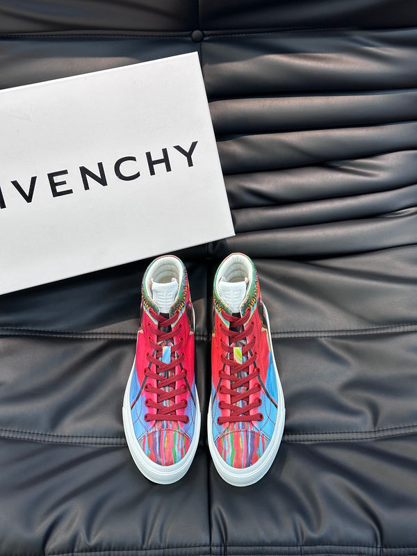 Givenchy Grey Block Heel Pumps - Back View