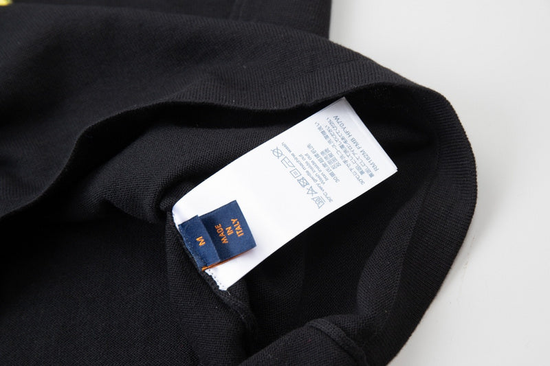Side profile of Louis Vuitton cotton t-shirt with tailored silhouette
