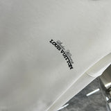 Front view of Louis Vuitton luxury clothing with relaxed-fit cut
