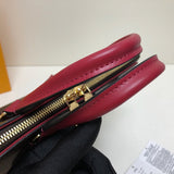 Top view of sleek classic women's handbag – women's premium purse