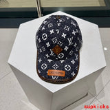 Close-up detail view of Louis Vuitton unisex cap
