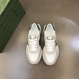 Gucci neutral cream luxury sneakers view 10 streetwear statement look