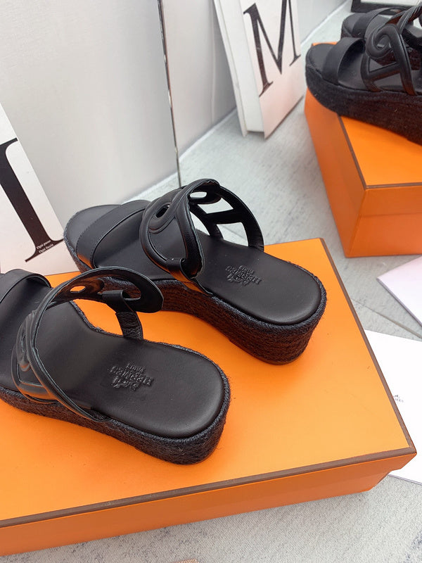 Hermès White Ankle Strap Heels - Side Profile View