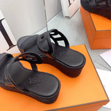Hermès White Ankle Strap Heels - Side Profile View