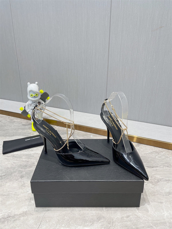 Saint Laurent luxury shoes detail view — premium authentic designer style