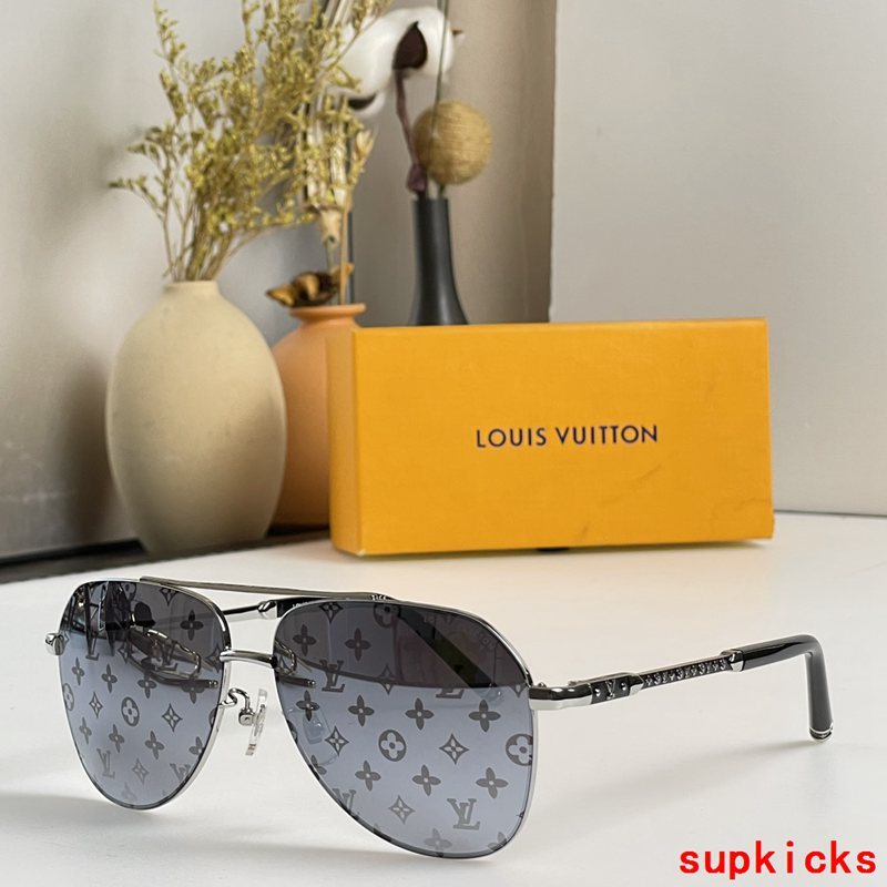 Front view of Louis Vuitton unisex sunglasses