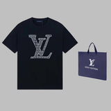 Back view of Louis Vuitton cotton t-shirt with contemporary cut